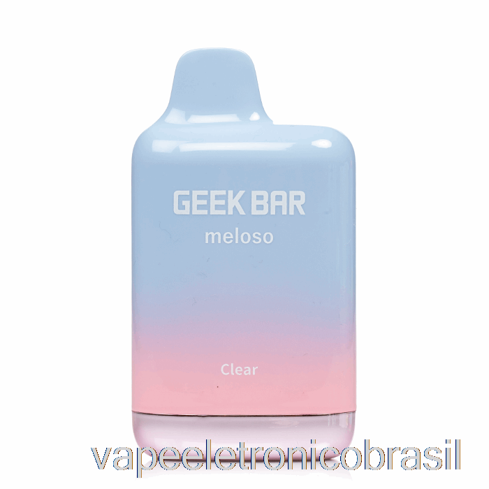 Vape Eletrônico Geek Bar Meloso Max 9000 Descartável Transparente